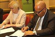 93 Signing of the MoU by Mr Errol Gradwell from EWSETA 